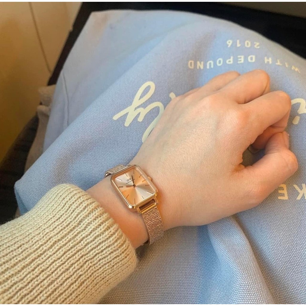 [Authentic] Đồng Hồ Nữ Chính Hãng DW Quadro Uniton Rosegold Chính Hãng DW's Watch Saigon