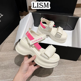 LISM dép sandal nữ dép nữ đế cao Cổ điển Đa năng Đẹp Phù hợp B98G0G9 20Z240517