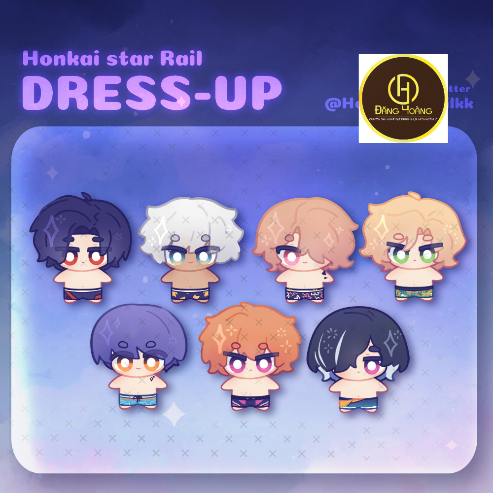 [7 mẫu] Standee Dress-up Obey Me_ĐH