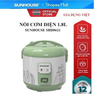 Nồi cơm điện 1.8l sunhouse shd8621