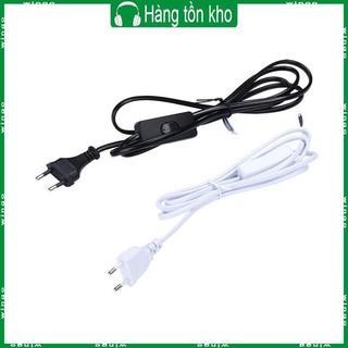 Win EU Cắm Ống LED Cáp Nối Dài Nguồn Đèn Bàn Dây Nguồn Có Bật Công Tắc