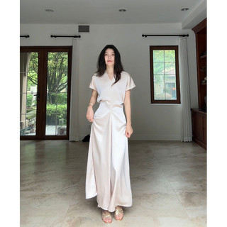 Váy dài mùa hè Váy trắng