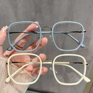 Kính cận thời trang Chống ánh sáng xanh -100 độ đến -400 độ Phong cách Hàn Quốc Có độ Nam Nữ 1504