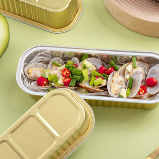Dùng một lần foil cup + baking foil cup nắp baking foil khay với 10 cái bao bì nắp