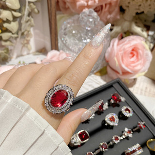 Nhẫn Ruby Nhẫn Nữ Trang Sức Thời Trang Nhiều Phong Cách