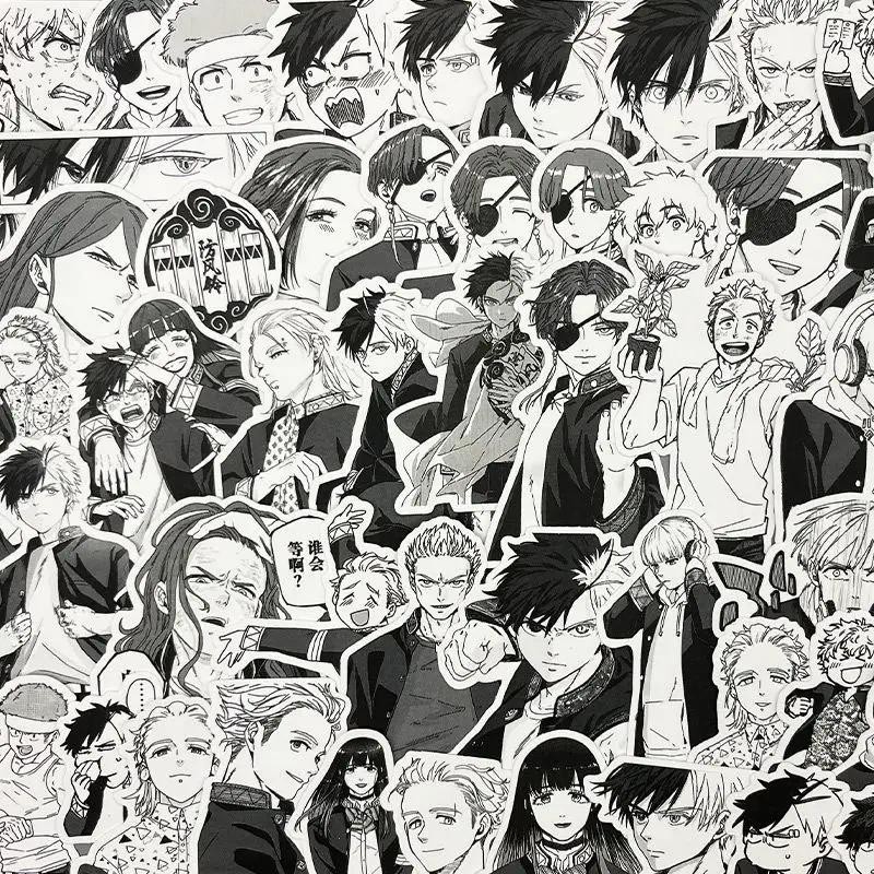 Wind Breaker Đen Trắng Manga Phong Cách Miếng Dán Sakura Haruka Suou Hayato Anime Dán Hàng Bộ Sưu Tậ