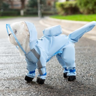 Áo mưa cho chó cho shih tzu chống thấm nước bao gồm tất cả áo mưa cho chó nhỏ có áo poncho trong suốt thú cưng áo mưa mùa hè mèo quần áo áo áo khoác