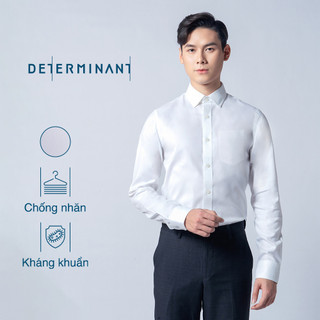 ÁO SƠ MI DÀI TAY CHỐNG NHĂN MÀU TRẮNG CÓ TÚI - 203