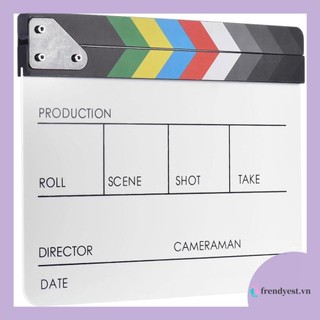 [Frendyest.vn] Acrylic Giám đốc Video Scene Clapperboard Clapper Board Cut Prop