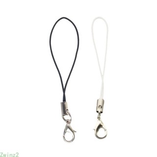 Zwinz2 2 Chiếc DIY Điện Thoại Dây Điện Thoại Dây Điện Thoại Mặt Dây Chuyền Điện Thoại Nylon Dây Điện Thoại Cho Điện Thoại