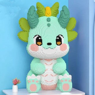 Tương thích với LEGO 2024 Sáng tạo của con rồng khổng lồ Tương thích với LEGO 2024 Năm mới Rồng lắp ráp lớn Khối xây dựng cho bé Đồ chơi Xếp hình Đồ trang trí Quà tặng bé gái 06.05