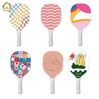 Vợt Pickleball, Vợt Pickleball, Tay cầm thoải mái, Mái chèo làm bằng gỗ cho đồ thể thao, Huấn luyện, Người lớn, Trẻ em, Phòng tập thể dục, Trong nhà và