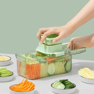 Trái Cây Đa Năng Xay Trái Cây Nhà Bếp Máy Thái Rau Củ Nhựa Xay Rau