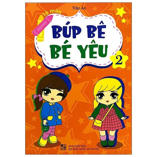 Sách Tô Màu - Búp Bê Bé Yêu 2