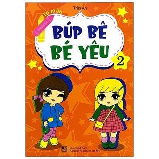 Sách tô màu - búp bê bé yêu 2