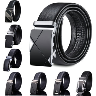 Thắt lưng nam da bò cao cấp chiều dài 120CM, Dây nịt phong cách hàn quốc khóa tự động FAIRY DIARY