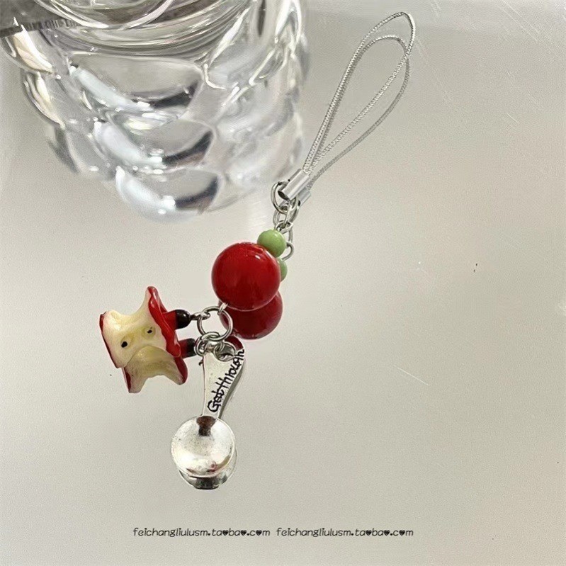 Thích hợp cho tất cả các trường hợp điện thoại thương hiệu Phim hoạt hình INS Siêu nhân dễ thương Hoa thỏ nơ Vỏ điện thoại Phụ kiện treo Vòng tay airpods Cô gái màu hồng Vòng tay chống mất