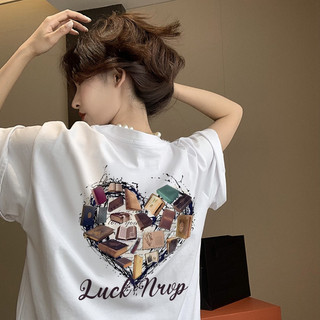 NRVP 100% Cotton Tay Ngắn Oversize Hoạt Hình Áo Thun Unisex Plus Size 5XL Nữ Tee Rời Nam