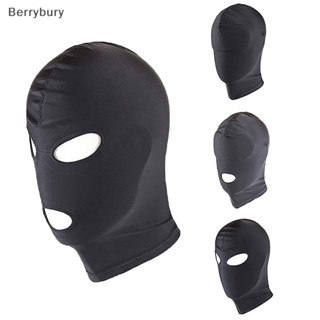 Berrybury 1 / 2 / 3 Lỗ Unisex Co Giãn Thoáng Khí Mặt nạ Balaclava Mũ Trùm Đầu Halloween Cosplay Đảng Mũ Nam Quân Đội Mặt nạ Trò Chơi MỚI