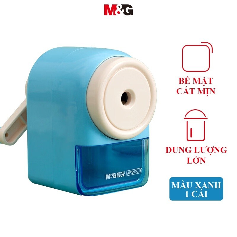 M&G Gọt Bút Chì Quay Tay Manual Multi Functional Multi Color Pencil Sharpener