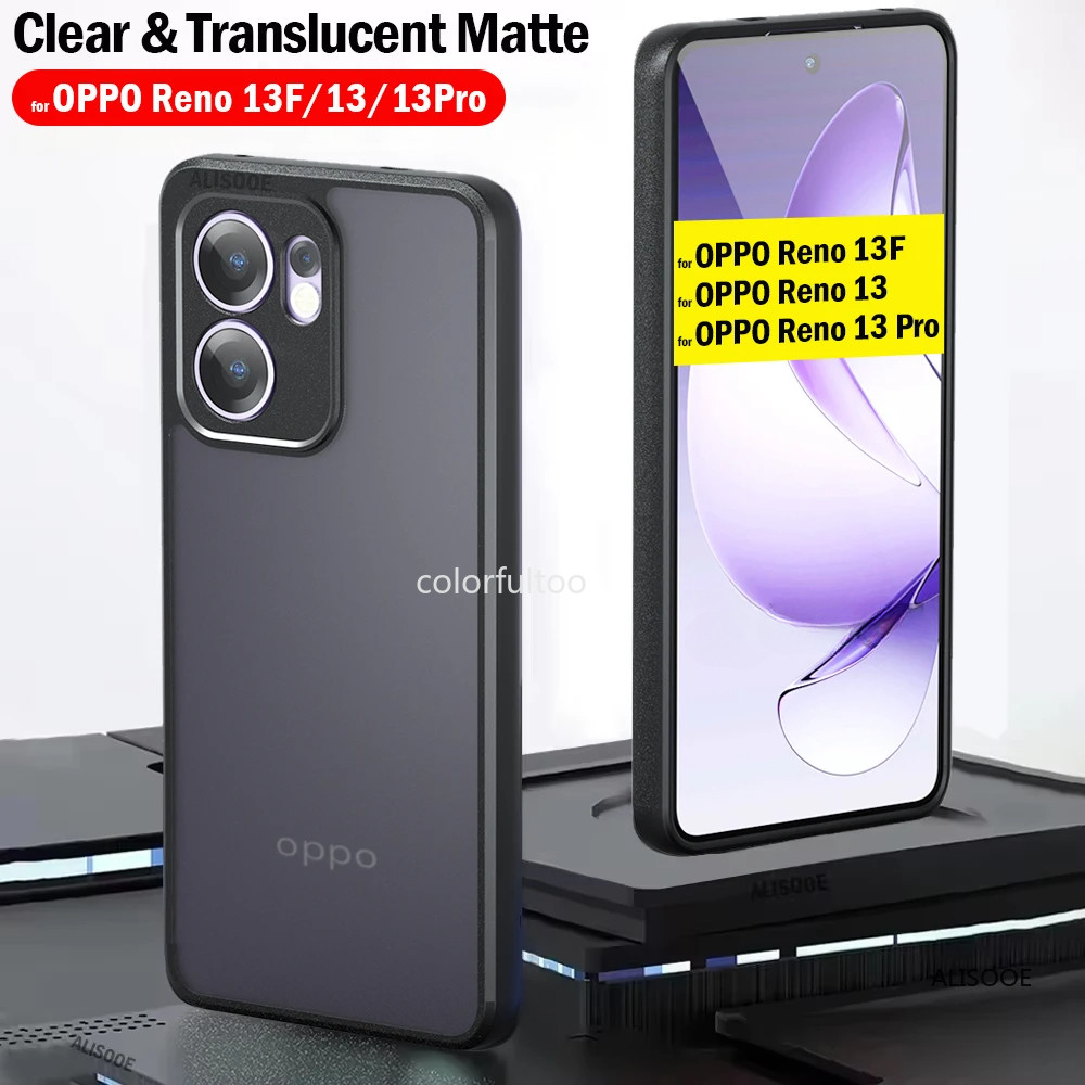 Ốp Điện Thoại Trong Suốt Oppo Reno 13F 5G Matte Cho Oppo Reno 13 Pro 13Pro 13F Reno13F 4G 5G Lớp Bảo