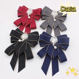 Dalia Thắt Nơ, Ruy Băng Handmade Ruy Băng Nơ, Retro Pha Lê Kim Cương Giả Vải Nghệ Thuật Cà Vạt Cổ Cho Nam Và Nữ