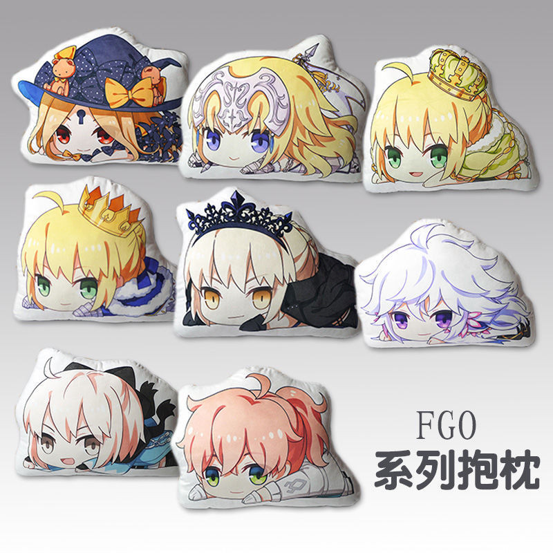 Gối nhồi bông anime Fate Merchandise Saber Black Jeanne d'Arc Merlin Mash FGO