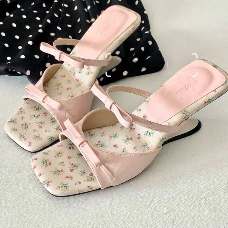 Giày Wedge Slip-On mũi vuông kiểu Hàn Quốc, PU chống trượt, bền, thời trang mùa hè cho phụ nữ, dép đi trong nhà, giá bán buôn tại nhà máy | BigBuy360 - bigbuy360.vn