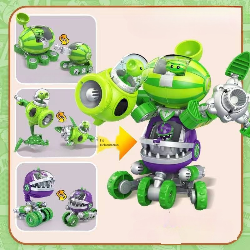 Plants vs. Zombies Cây cho bé trai mới vs. Zombies 2 Transformers Robot King Kong Big Mouth Hoa Tank
