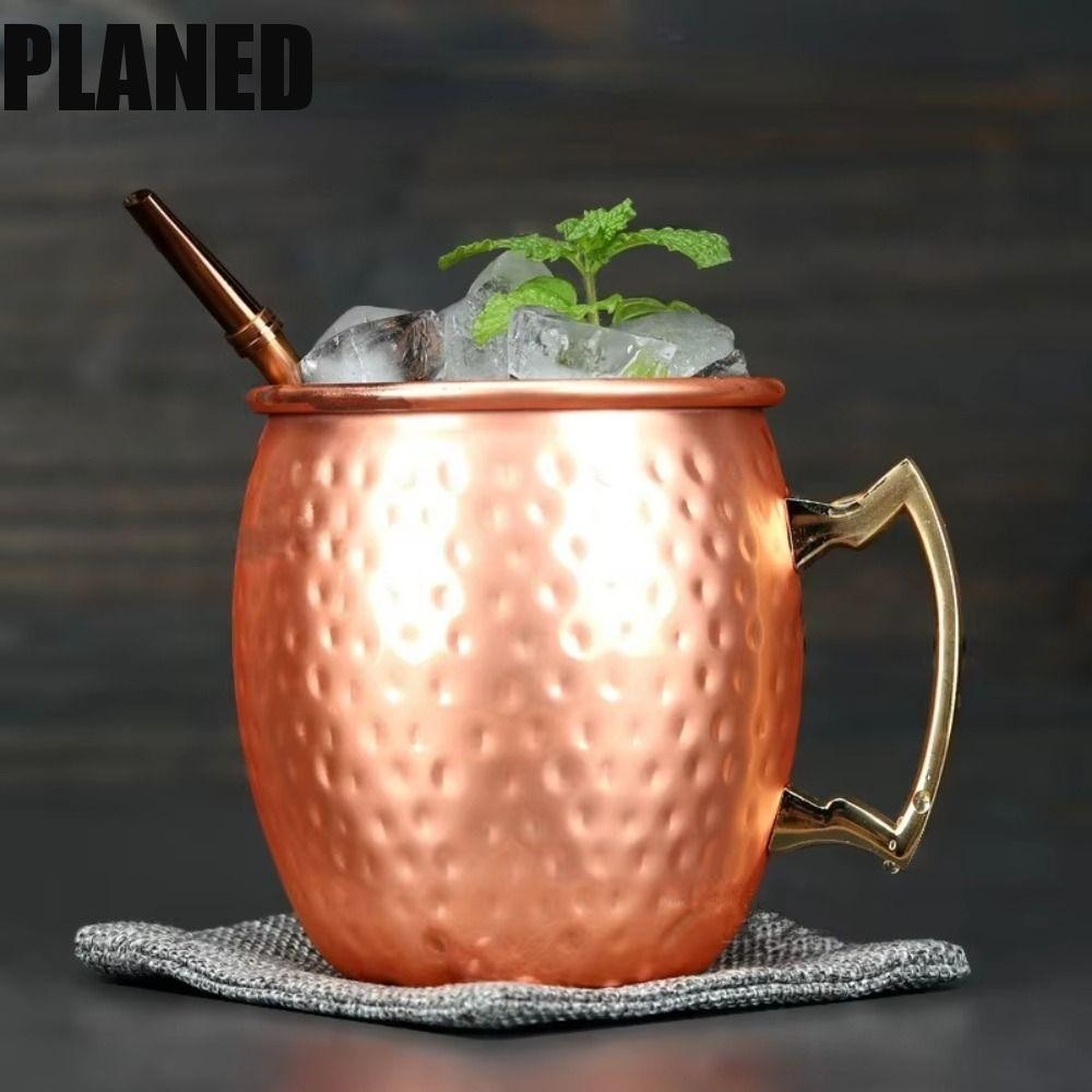 PLANED Moscow Mule Mug, Cốc rượu Drinkware Cốc thép không gỉ, Dụng cụ thanh bền Nga Bia Cup Bar