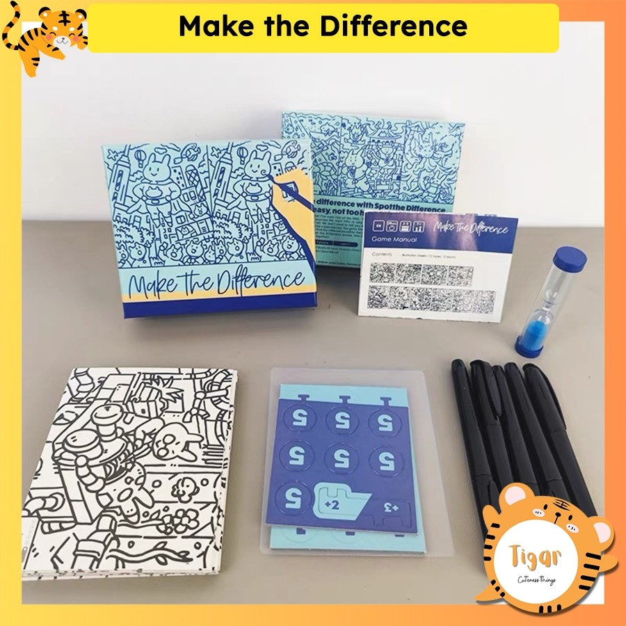 Boardgame Make the Difference - Cuộc Chiến Tìm Lỗi" Tigar