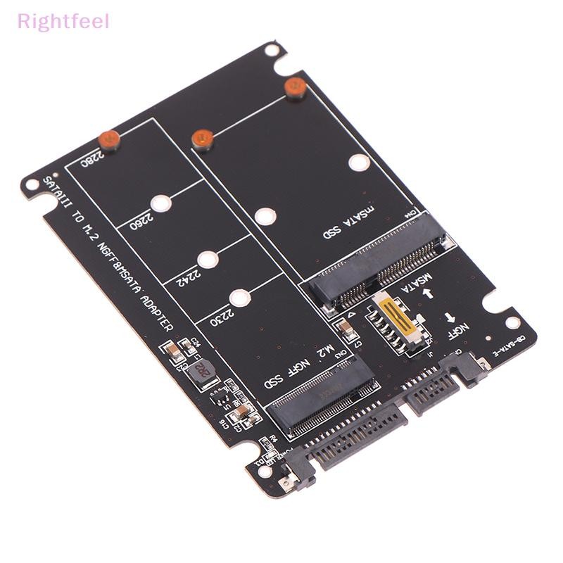 Rightfeel SATA 60Gbps Sang M2 NGFF SATA SSD MSATA SSD Adapter MSATA Sang SATA M.2 NGFF Sang SATA Đĩa
