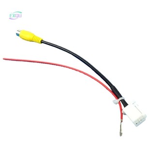 For Toyota Car Reverse Camera Input Cable Adapter Plug with RCA Connection[EXQU]