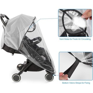 Vỏ che mưa cho xe đẩy Buggy Pram, Áo che mưa thời tiết du lịch cho bé, Chống gió & Chống nước