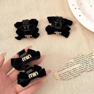 (Bán buôn-chuyên sỉ) Kẹp Tóc Nơ Nhung Min