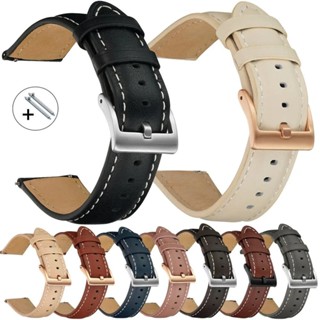 Dây đeo đồng hồ 14mm 16mm 18mm 20mm 22mm Dây đeo đồng hồ bằng da thật Đa năng Thay thế dây đeo đồng hồ đeo tay Vòng đeo tay