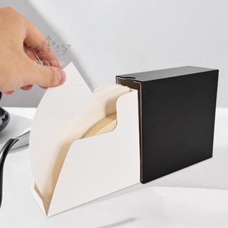-New In April-Coffee Filter Paper Storage Box Dustproof Large Capacity Convenient Lid Opening
