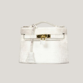 Túi Xách Kelly Lùn Da Cá Sấu 17*22*8 Bag Nữ