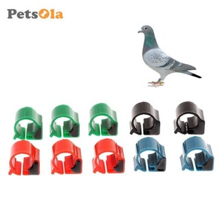 Petsola 10 Chiếc Thẻ Chip Pigeon Chân Nhẫn Động Vật Thẻ Để Đua Chim Bồ Câu Theo Dõi