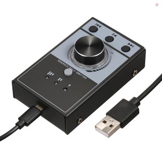 Bộ điều khiển âm lượng máy tính USB đa phương tiện Bộ điều khiển USB Núm điều khiển PC Loa máy tính Bộ điều chỉnh âm lượng Bộ điều khiển âm lượng Một cú nhấp chuột Tắt tiếng 3 chế độ điều khiển âm lượng Cắm và