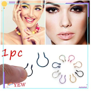 Khuyên Mũi Đường Kính 8Mm Bằng Thép Không Gỉ Đường Kính Trong Suốt