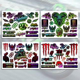Monster Energy Laser Tem Dán Xe Sticker Decal Tem Dán Xe điệ dán xe máy