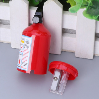 A pencil shaped like a fire extinguisher