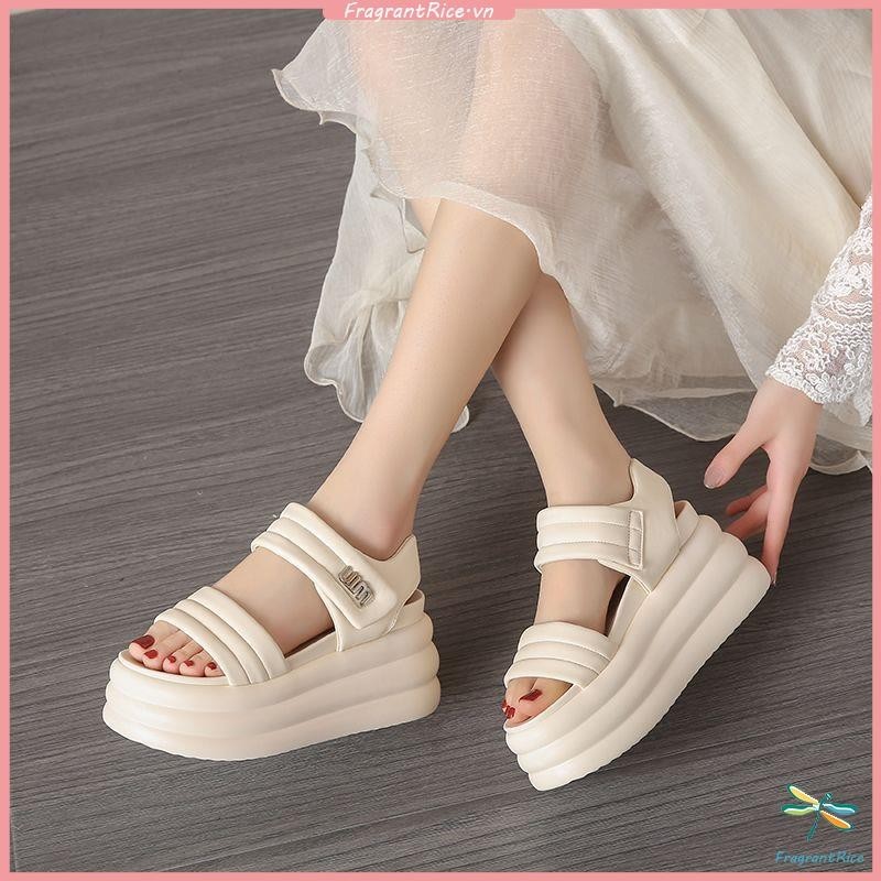Giày Sandal Nữ Phong Cách Mới Velcro