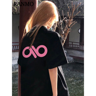 RANMO áo phông áo thun nữ croptop baby tee hàn quốc Comfortable Phong cách Casual WCS244068S 19Z240507