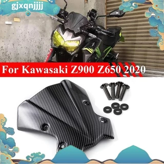 Đèn Pha Xe Máy Kính Chắn Gió Kính Chắn Gió Kính Chắn Gió Cho KAWASAKI Z900 Z650 2020 Sợi Carbon Họa Tiết gjxqnjj