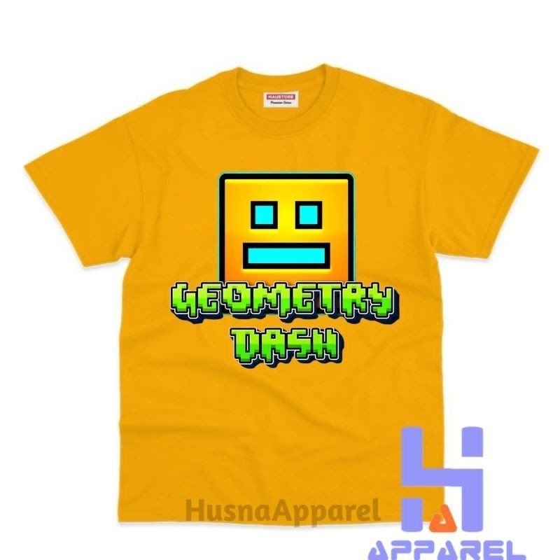 Áo thun trẻ em💖Áo phông mát mịn In Hình Geometry DASH GAME, Chất Poly mềm mịn mát - SSSHOP