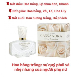 Nước hoa Jeanne Arthes Cassandra Rose Blanches EDP 100ml