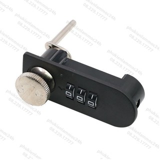 Ổ Khóa Mã Số Xoay 3 Chữ Số Bằng Thép Không Gỉ, Khóa Mật Mã Không Cần Chìa Nhỏ Gọn 
