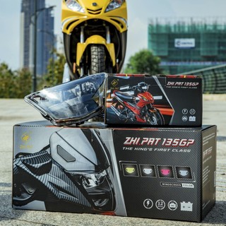 Chóa đèn ex 2010, pha đèn ex 2010 zinpat 2 tầng tặng kèm chắn gió đồ chơi phụ kiện đèn 2 tầng ex 2010